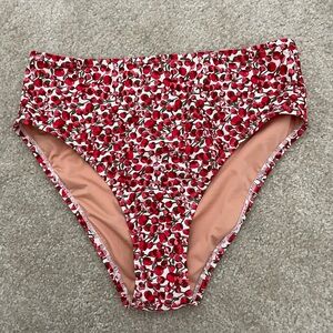 J. Crew Eliza Red Swim